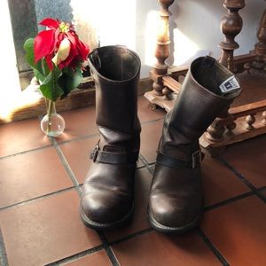 HOLD FOR @geutzel Frye boots perfectly broken in